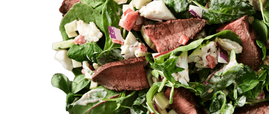 beef-flatiron-steak-steak-salad-with-remoulade-sauce-aerial